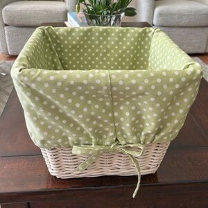 Pottery Barn Kids Basket With Liner